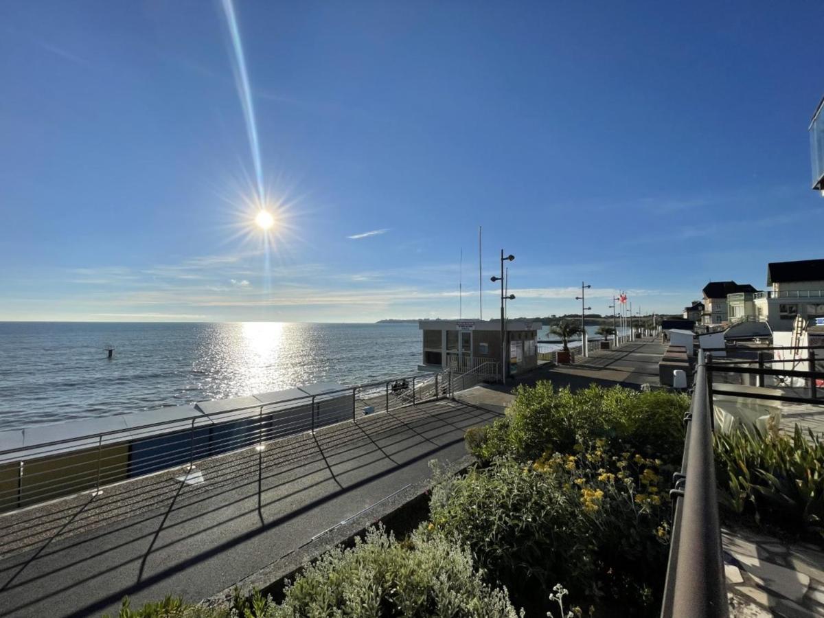 Appartement Duplex En Front De Mer Avec Terrasse - Acces Direct Plage - 2 Chambres + Cabine - Fr-1-361-456 Saint-Pair-sur-Mer Exterior foto